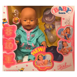 عروسک دخترانه بیبی بورن BABY BORN سویشرت پوش مدل Zapf Creation _اسباب بازی عروسک دخترانه